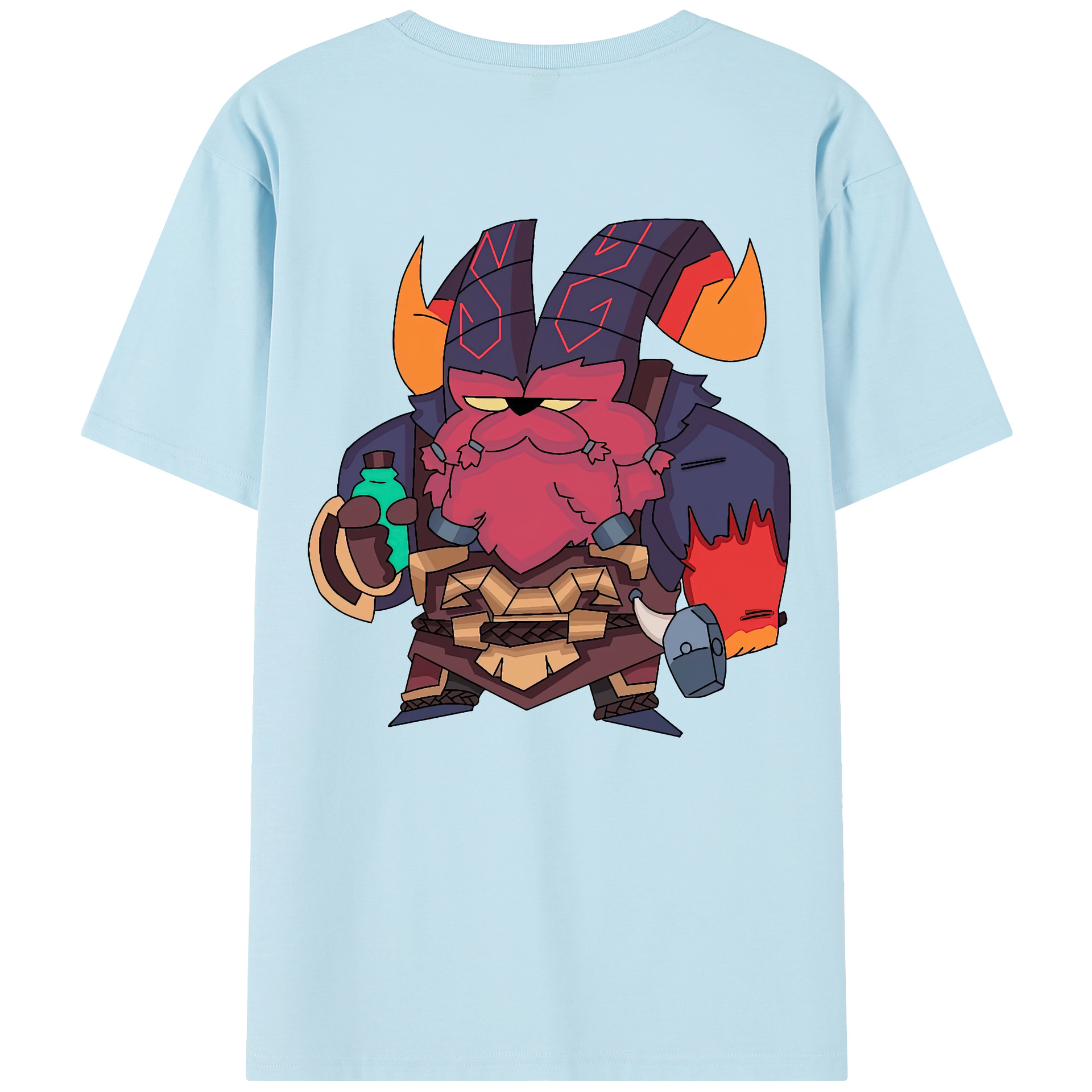 リーグ・オブ・レジェンド League of Legends LOL 綿100％半袖Tシャツ（背面プリント）